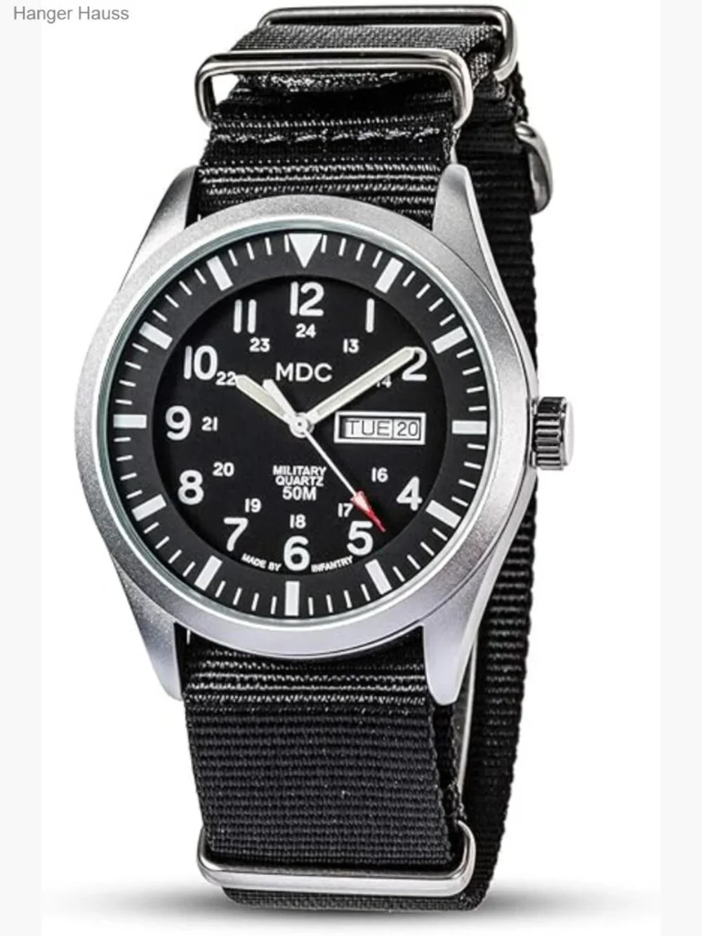 Tactical Military Field Watch with Day Date